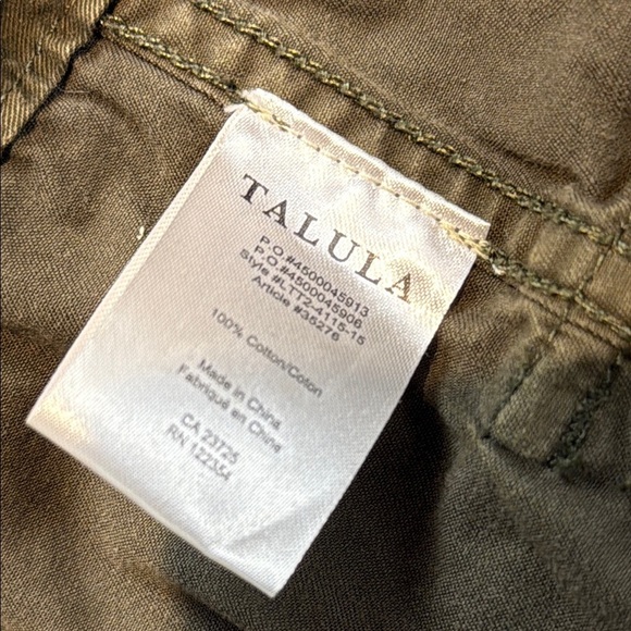 Aritzia Talula Utility Jacket in Olive Green Size Extra Small - Picture 6 of 7